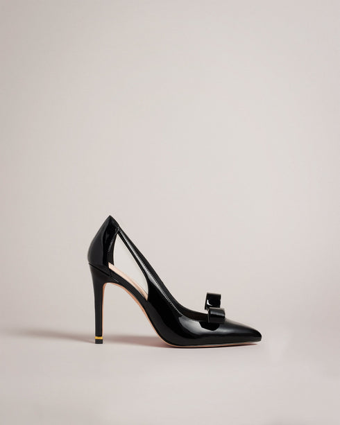 ORLINEY-Shoes-Introducing a fun twist on the classic court heel: it's ORLINEY. The patent leather finish and pointed toe keep it chic, whilst the cut-out sides and bow embellishment add eye-catching detail. We can't think of a better way to add flair to your formal fits. Court heels Patent leather Bow embellishment Cut-out side detail Pointed toe Slip on Golden heel detail and logo engraved band- Ted Baker Romania